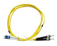 LC to ST Stadium Fiber Optic Cable - 2m