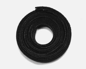 Velcro Cable Straps - 8" Black Hook and Loop Ties - 10 Pack